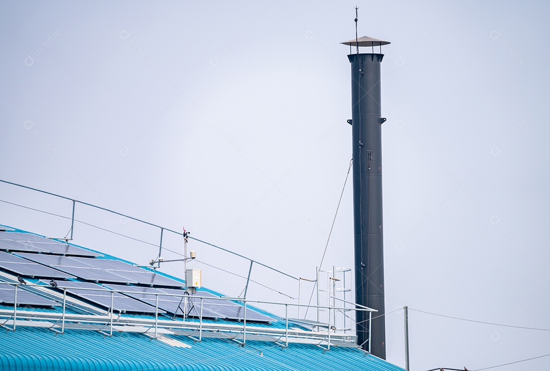 Energia solar para construção de fábricas ou armazéns