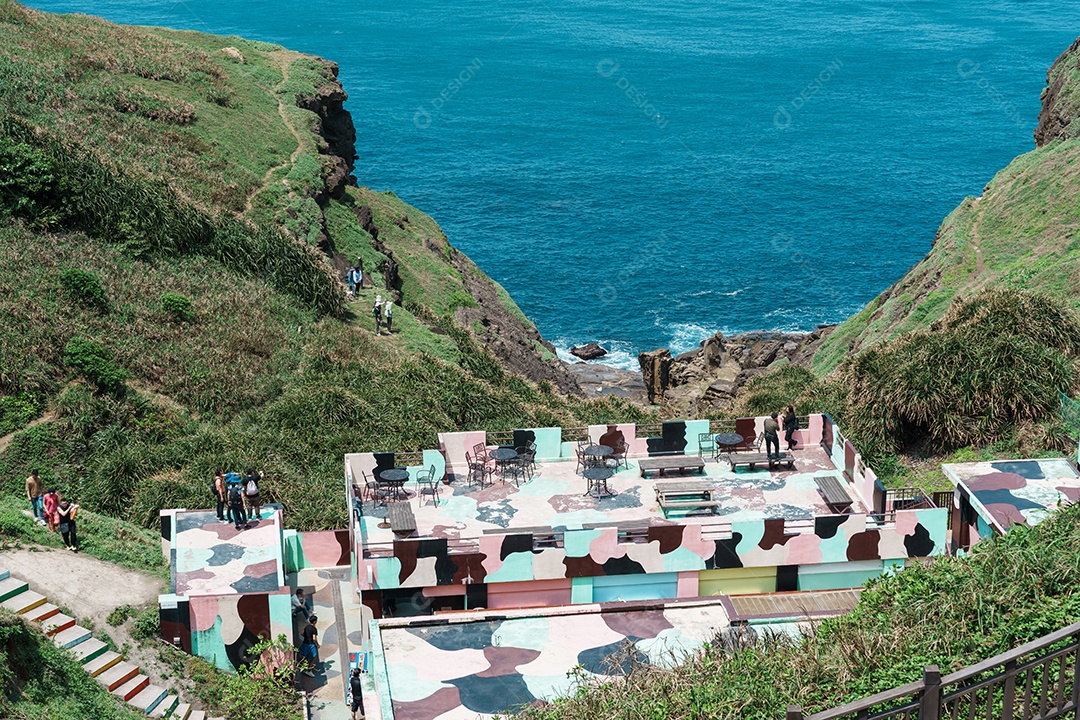 Paisagem da trilha de caminhada Bitou Cape na cidade de Nova Taipei.