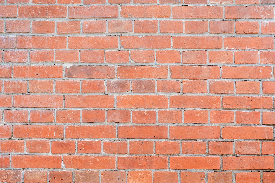 Fundo de tijolo vermelho vazio. Mock up para a exibição do seu produto