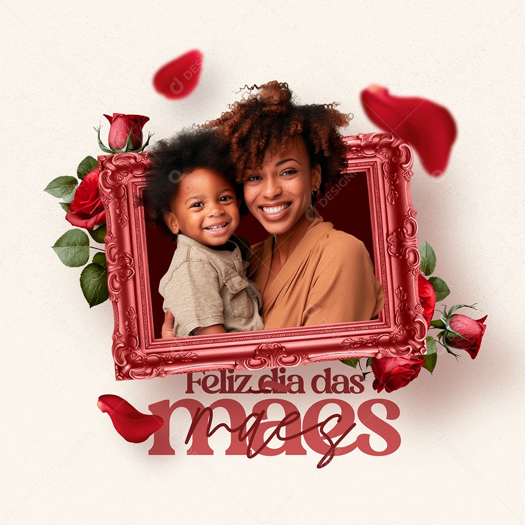 Social Media Feliz Dia Das Mães PSD Editavel