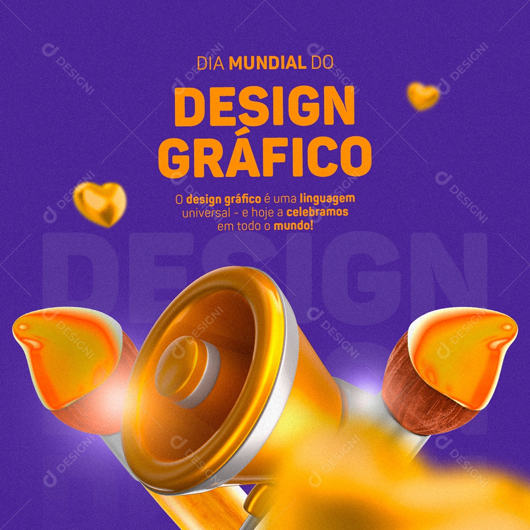 Dia Mundial Do Designer Gráfico 27 De Abril Social Media PSD Editável