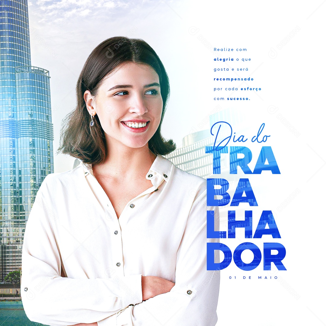 Social Media Dia Dos Trabalhadores Realize PSD Editavel
