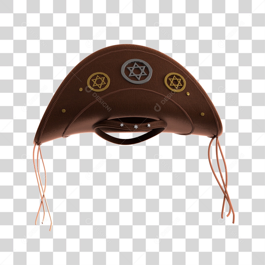 Elemento 3D Para Composição Chapéu de São João PNG Transparente