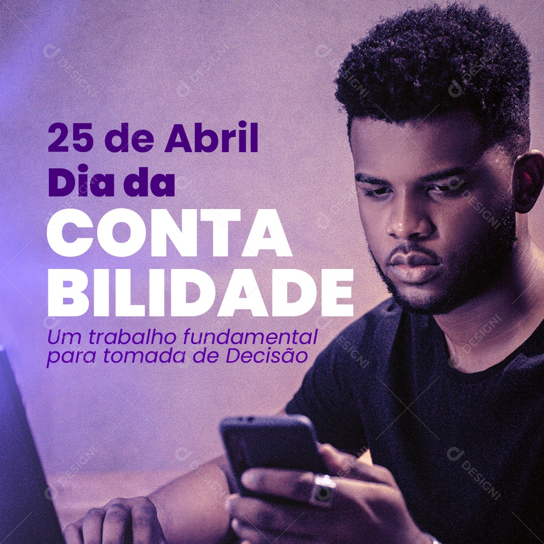 Social Media Dia Da Contabilidade Um Trabalho Fundamental PSD Editavel