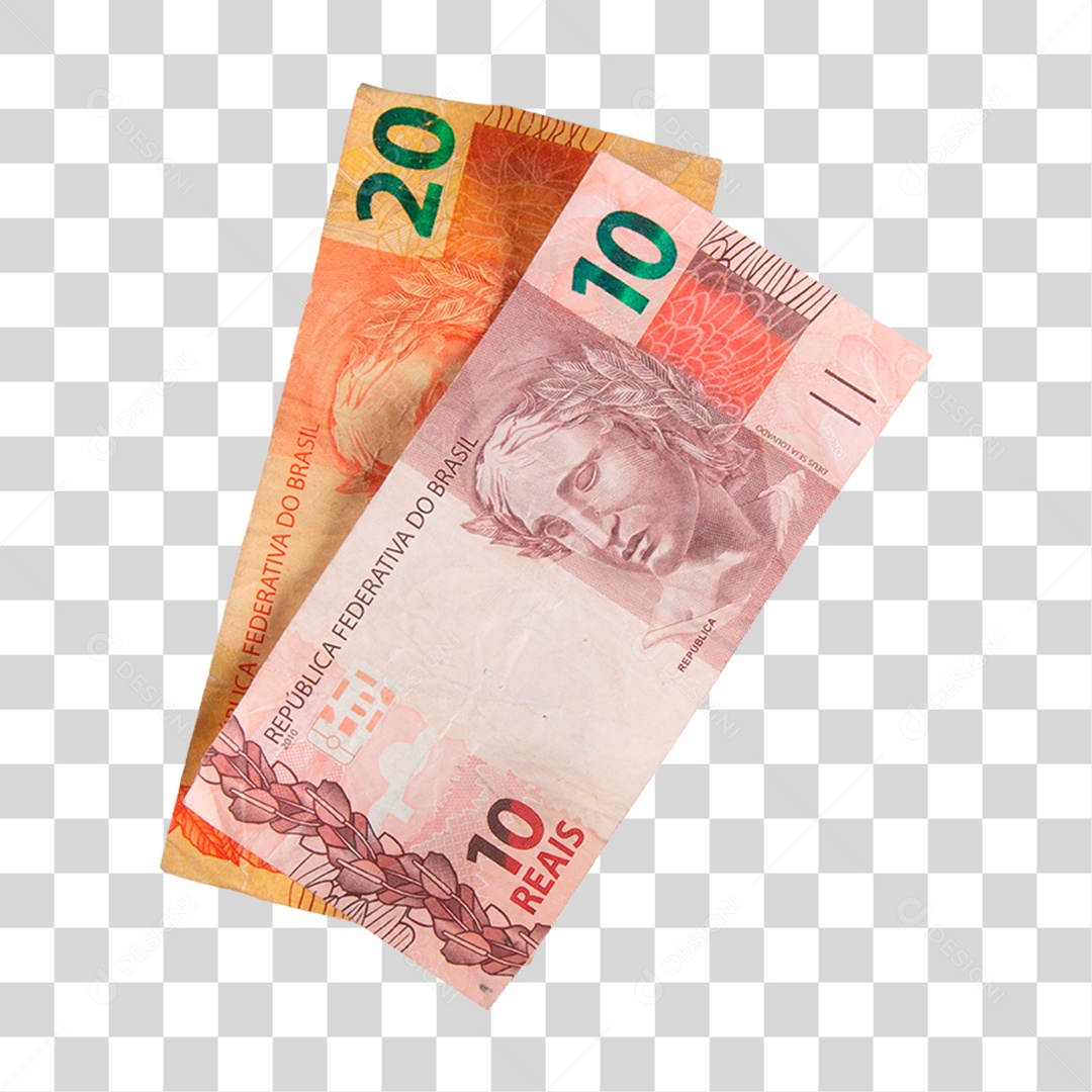 Notas de Dinheiro PNG Transparente