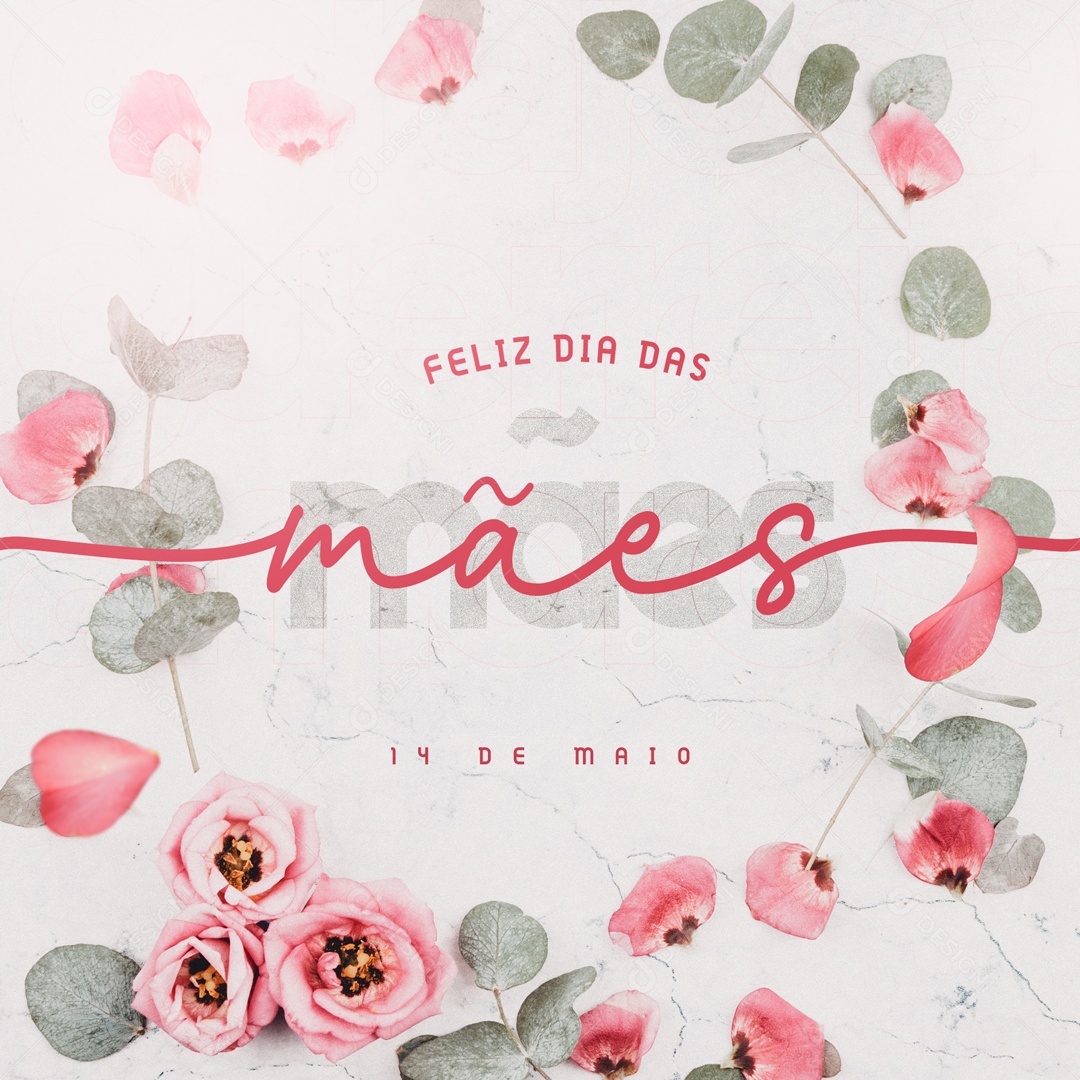 Feliz Dia Das Mães 14 de Maio Social Media PSD Editável