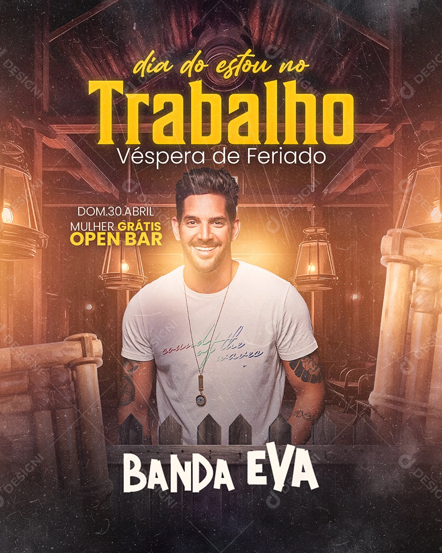 Flyer Show Banda Eva Social Media PSD Editável