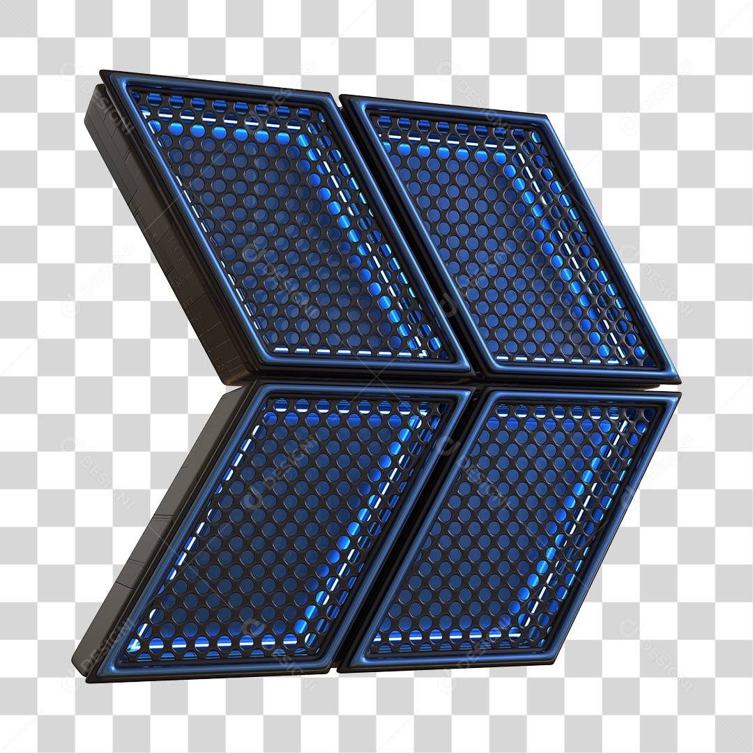 Seta Neon De Festa Elemento 3D PNG Transparente