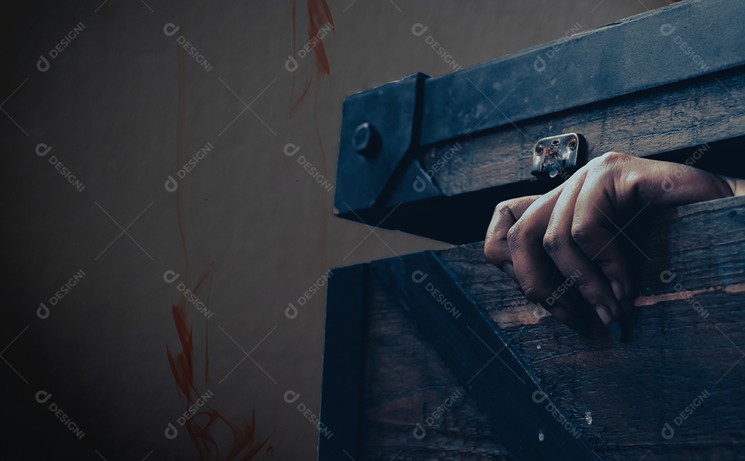 Menina fantasma assustadora festival de halloween.