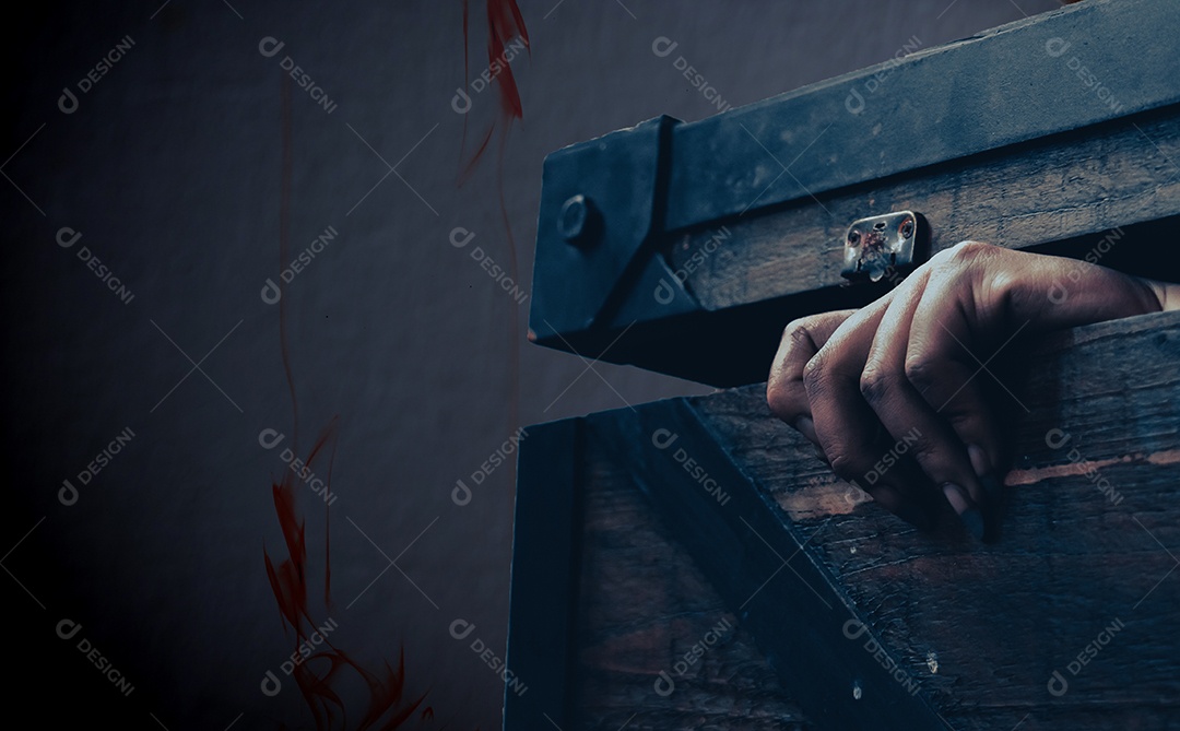 Menina fantasma assustadora festival de halloween.