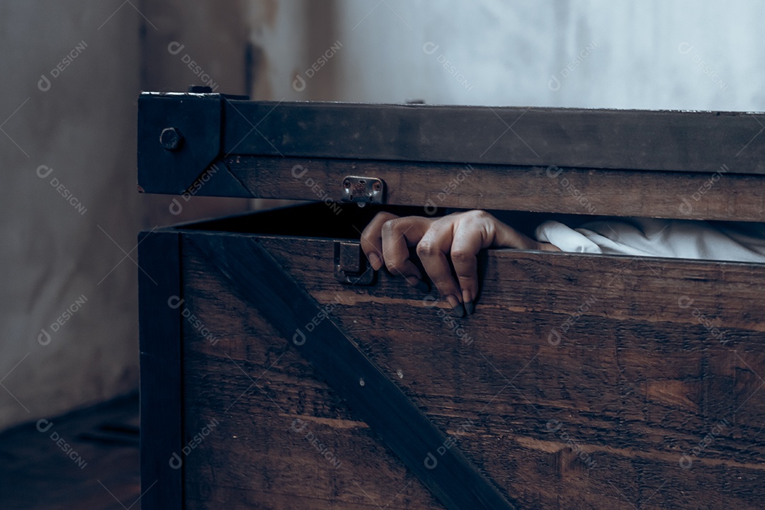 Menina fantasma assustadora festival de halloween.