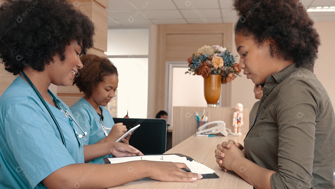 Equipe de enfermeiras no hospital