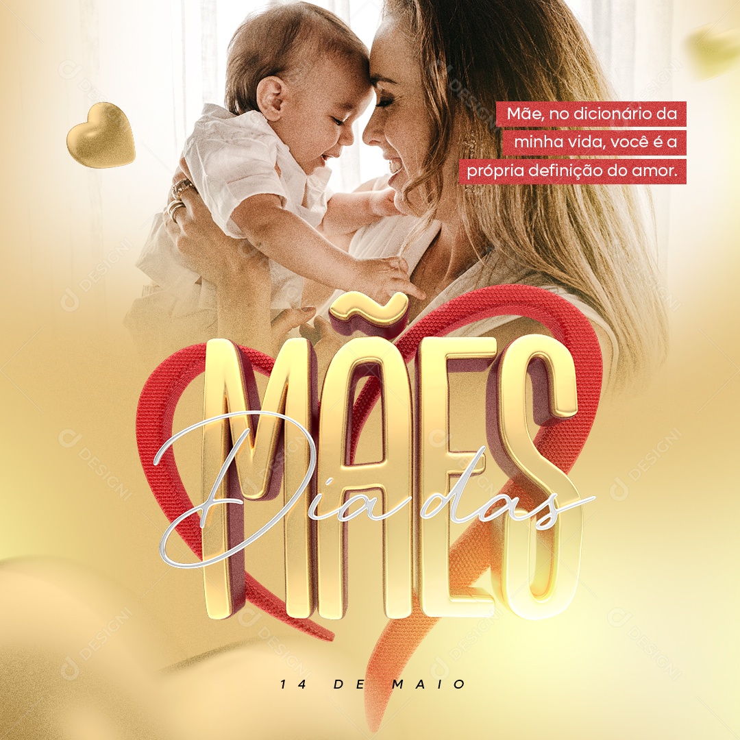 Social Media 14 De Maio Dia Das Mães PSD Editavel