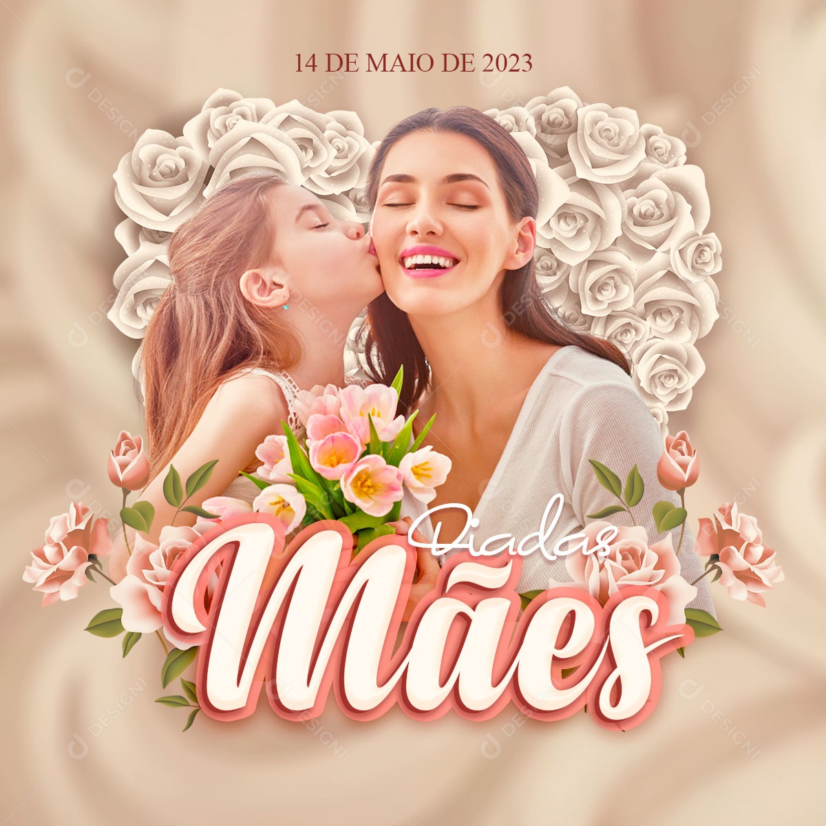 Social Media Dia Das Mães 14 De Maio PSD Editavel