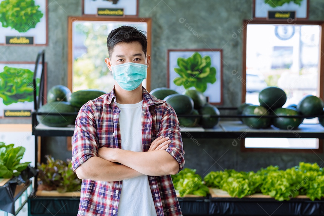 Proprietário de um conceito de pequena empresa de alimentos.