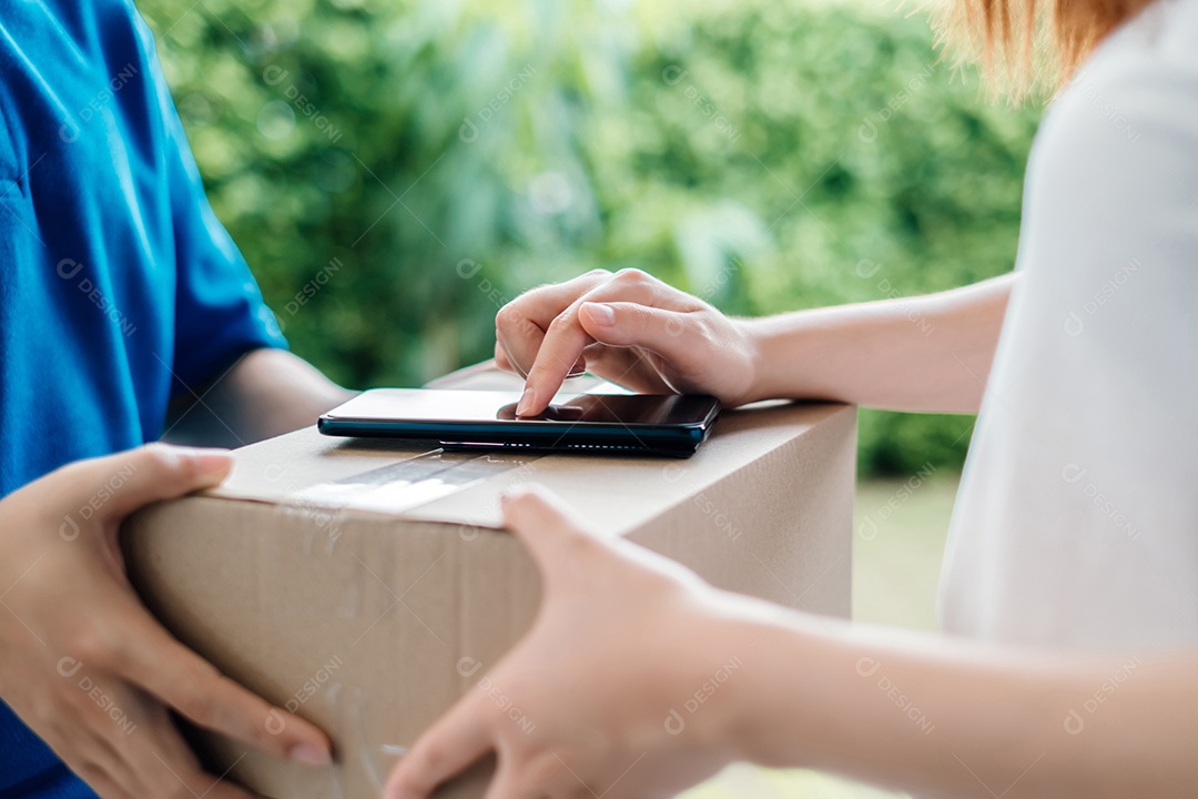 Envio expresso de entrega de porta em porta