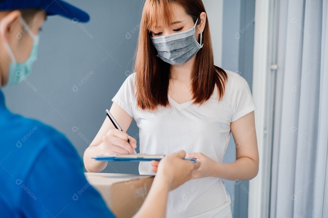 Envio expresso de entrega de porta em porta