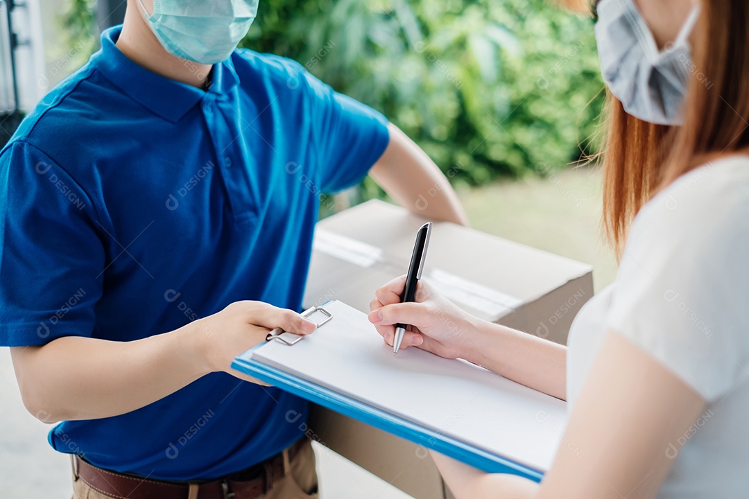 Envio expresso de entrega de porta em porta