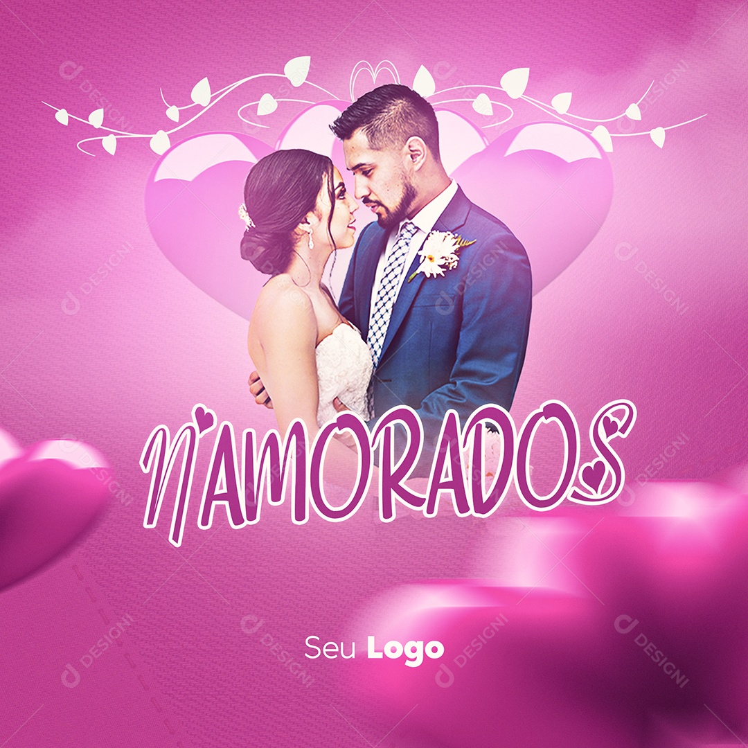 Social Media Dia Dos Namorados 11 De Junho PSD Editavel