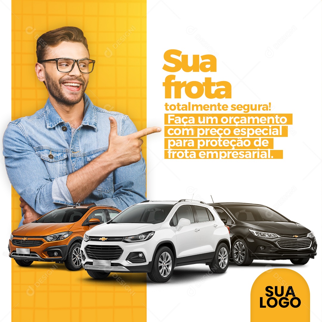 Social Media Concessionaria Totalmente Segura PSD Editavel