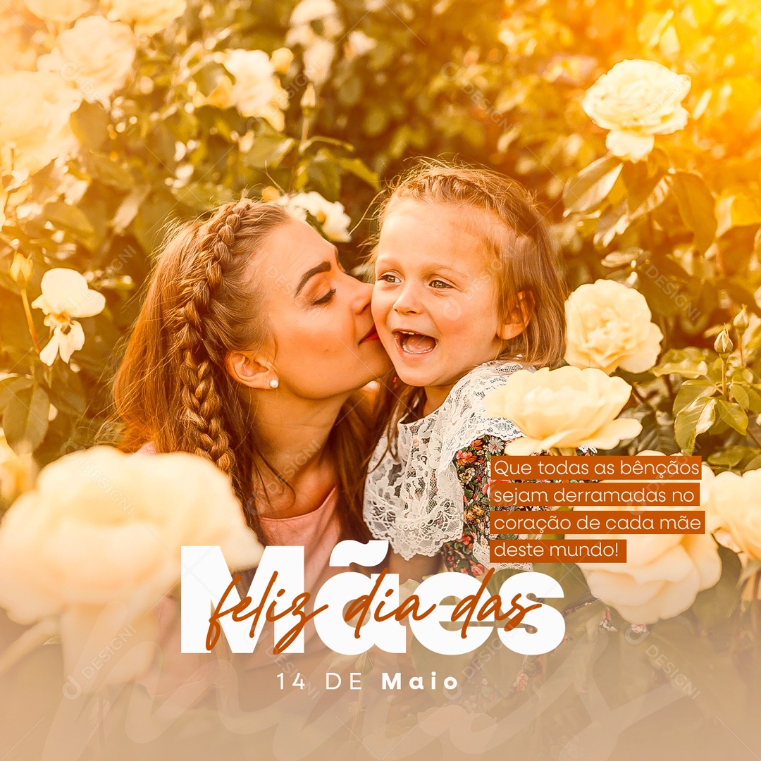 Social Media Feliz Dia Das Mães Coração De Cada Mães Desse Mundo PSD Editavel