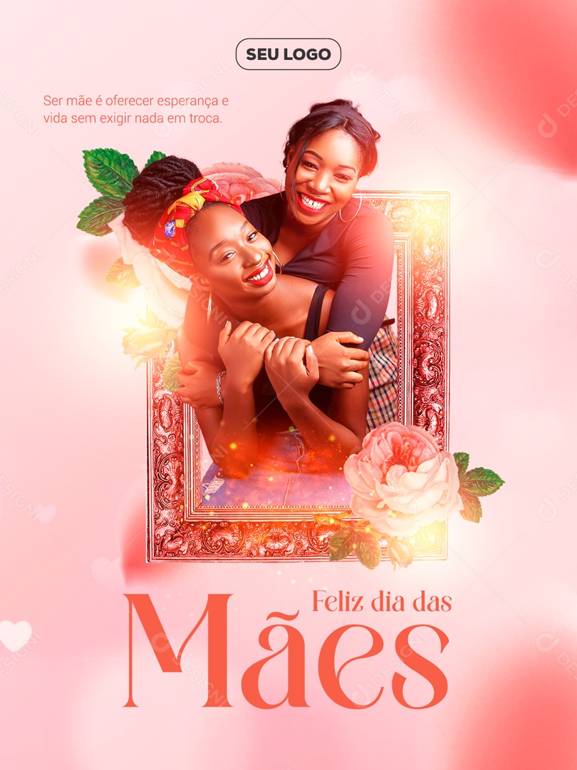 Social Media Dia Das Mães Oferecer Esperança PSD Editavel