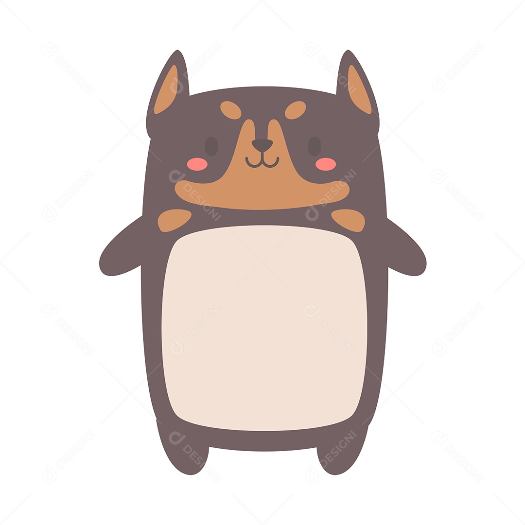 Desenho De Gato Vetor EPS