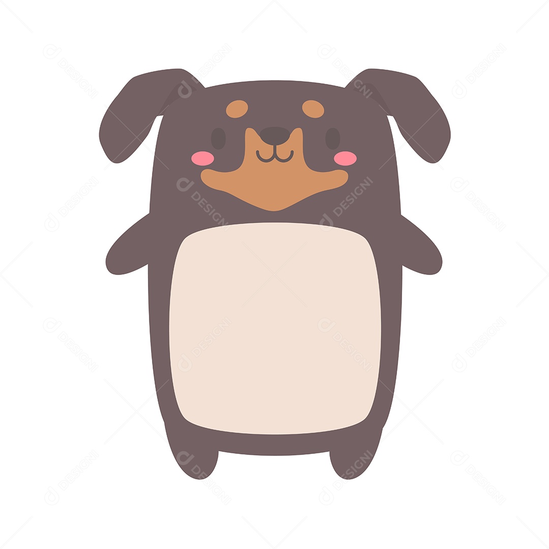 Desenho De Cachorro Vetor EPS