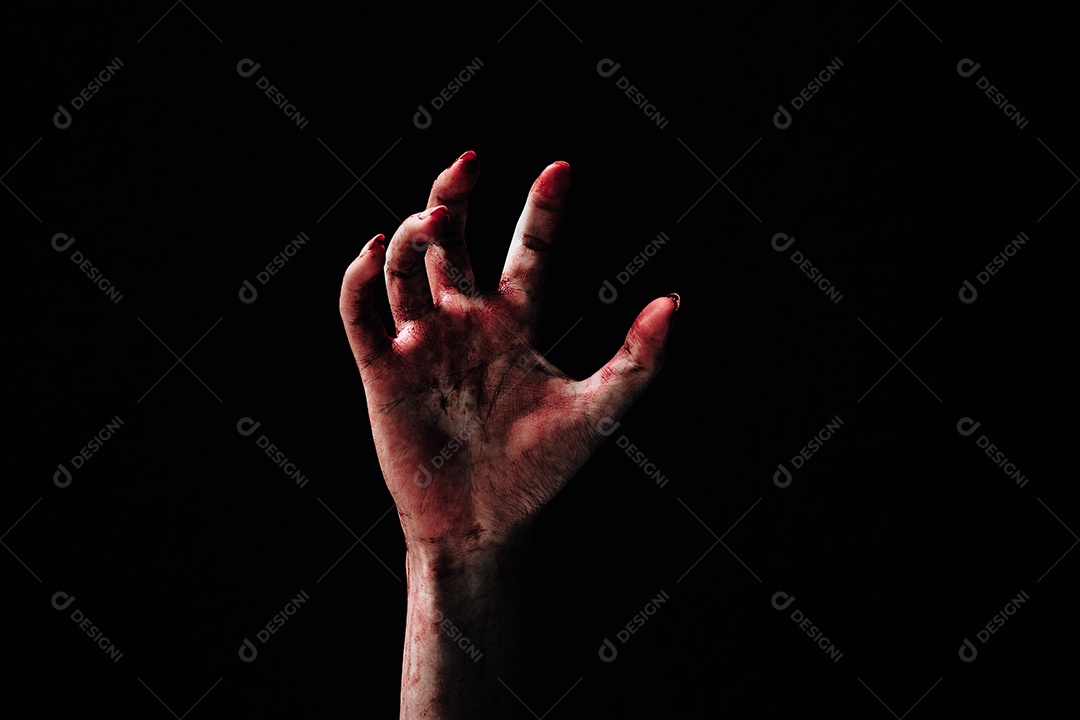 Cena de terror menina fantasma, conceito halloween