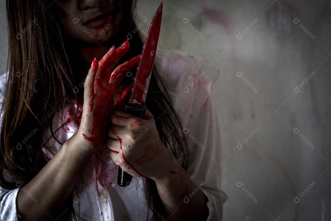 Cena de terror, conceito halloween