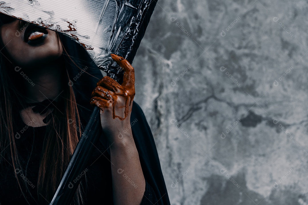 Cena de filme de terror, festival de halloween