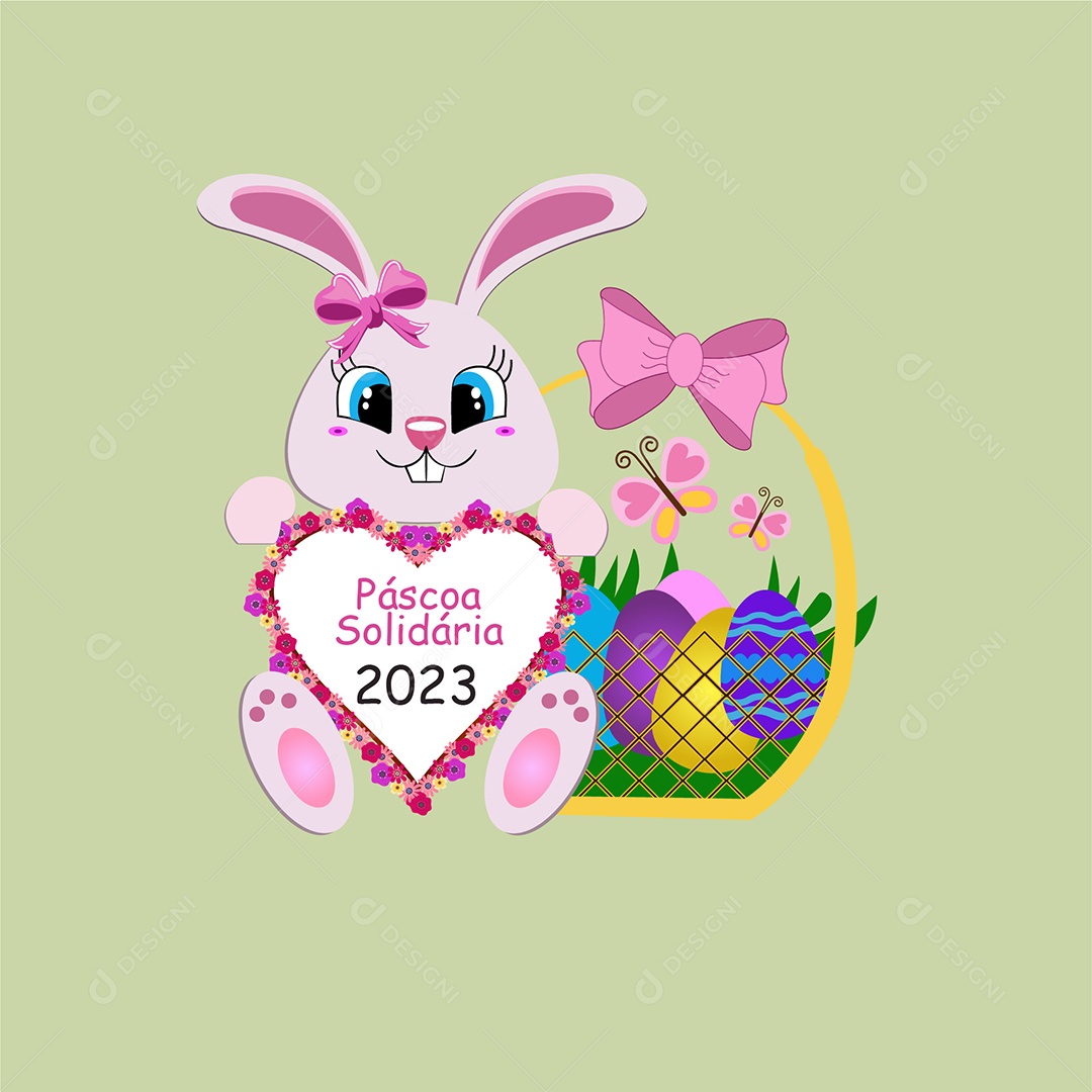 Páscoa Solidária 2023 AI Editável
