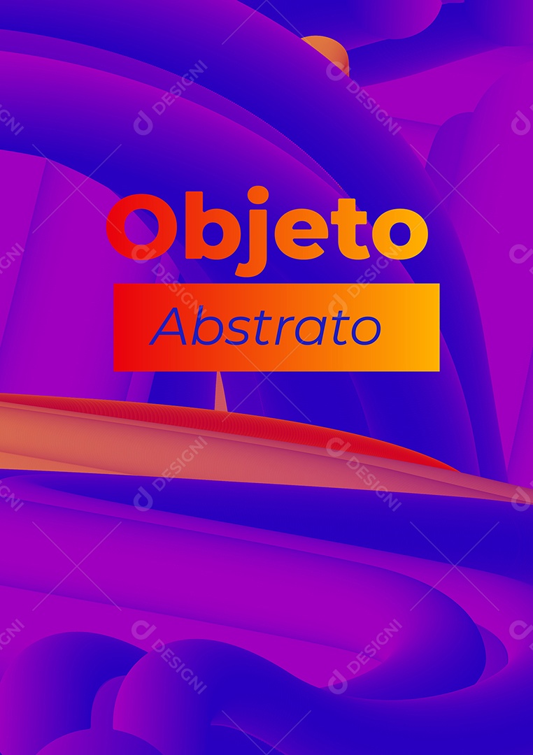 Objeto Abstrato AI Editável