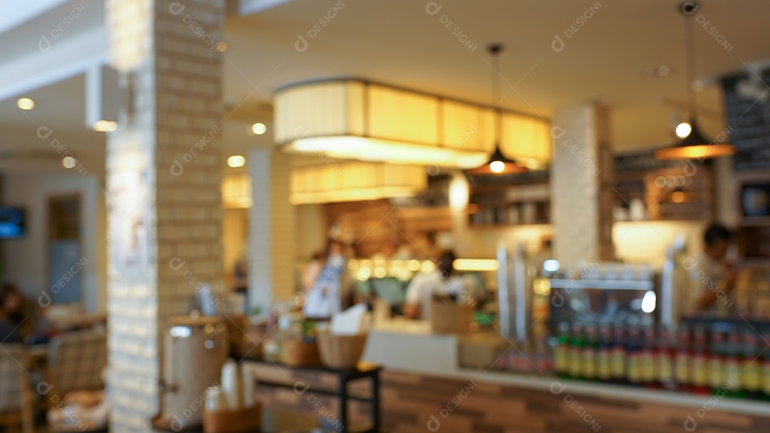 Desfoque para cafeteria