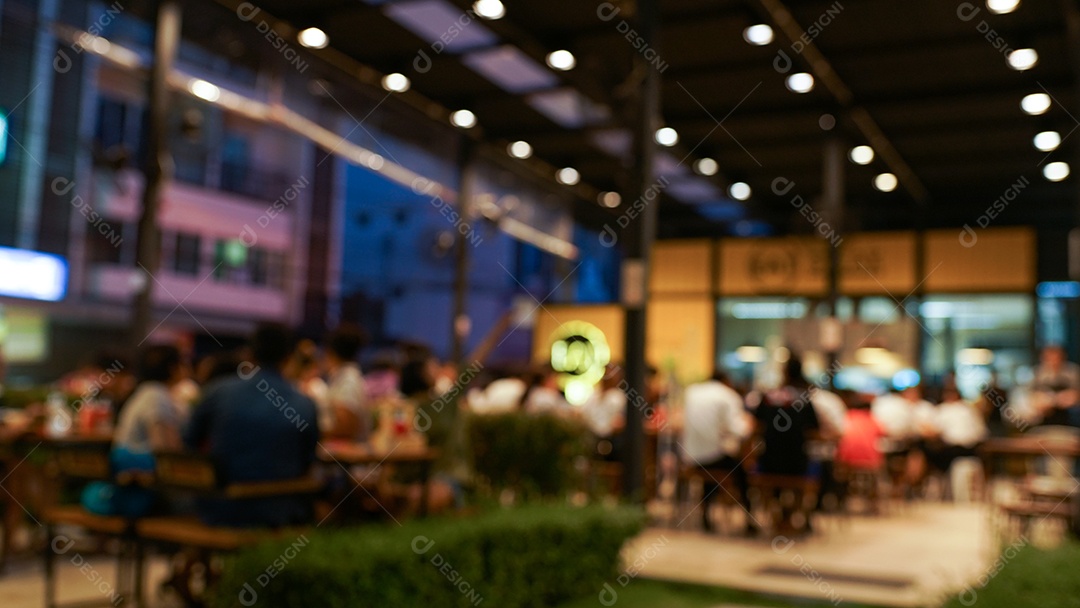 Desfoque do restaurante