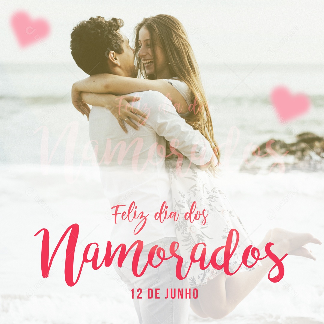 Feliz Dia Dos Namorados 12 de Junho Social Media PSD Editável