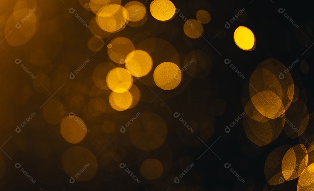 Bokeh círculo ouro abstrato