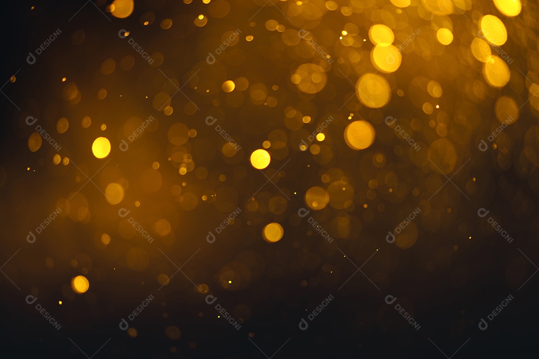 Bokeh círculo ouro abstrato