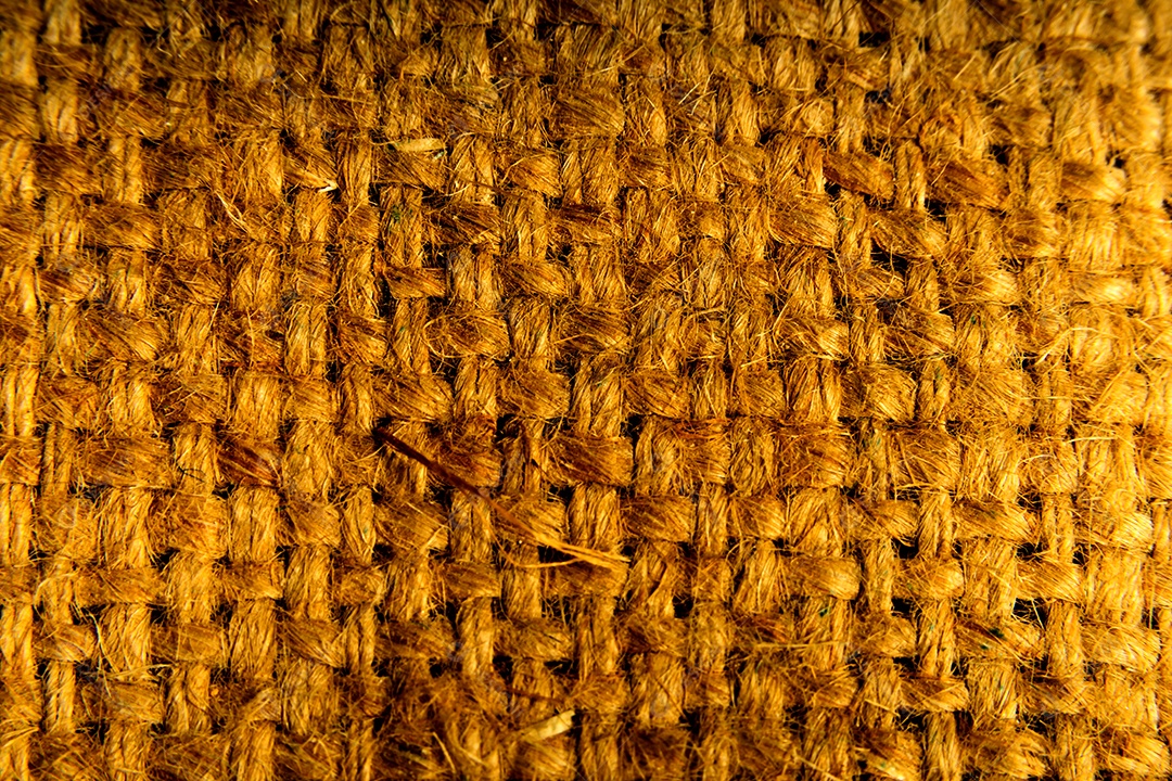 Fundo abstrato de saco de cânhamo marrom