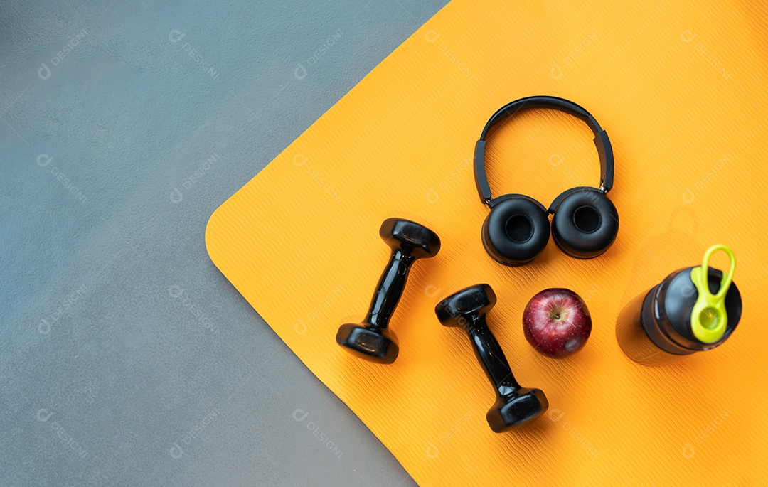 Equipamentos de treino na academia