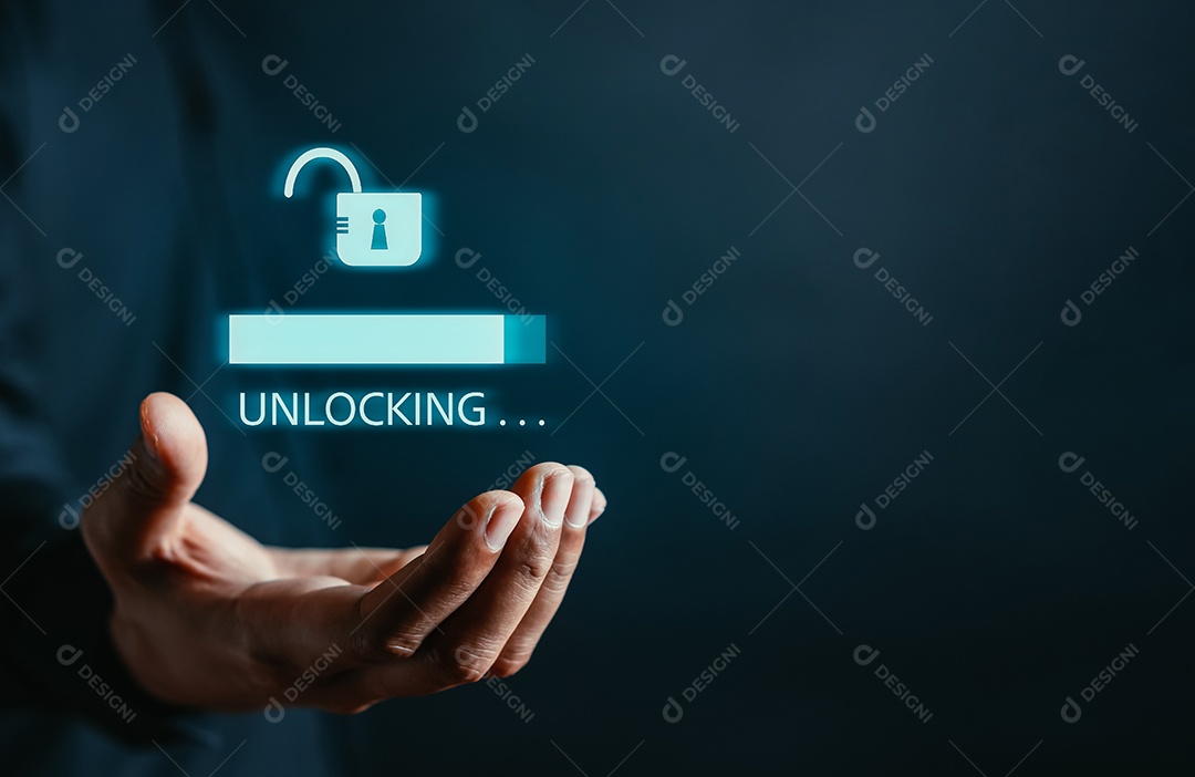 O empresário desbloqueia a ideia de sucesso, o conceito de criatividade