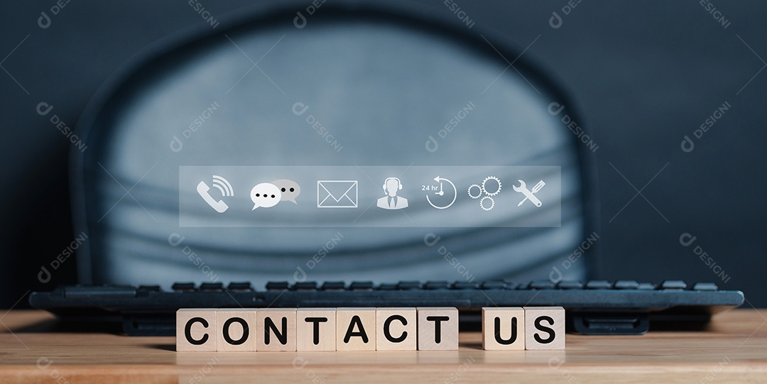 Página do site entre em contato conosco marketing.