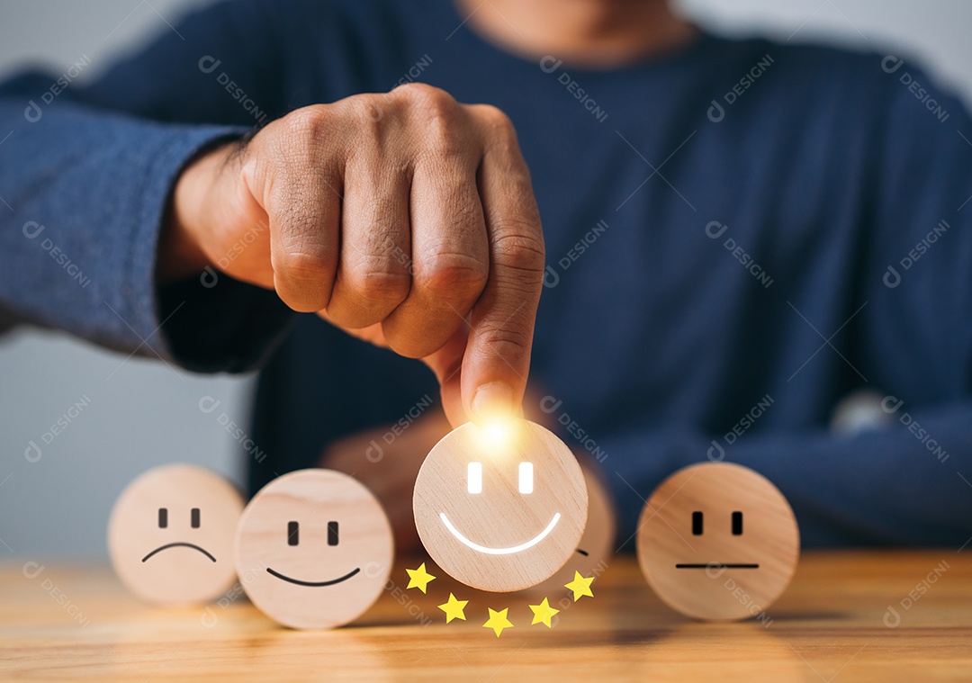 Top Sorriso Satisfação. Melhor experiência do cliente de classificação de serviços de negócios excelentes.