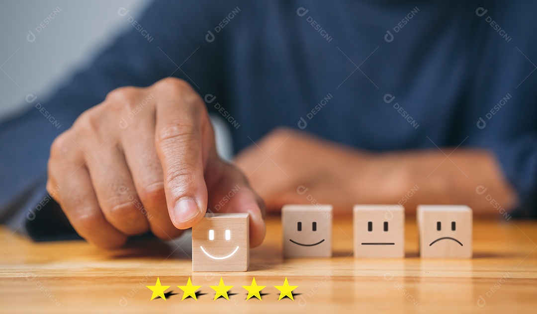 Melhor experiência do cliente de classificação de serviços de negócios excelentes.