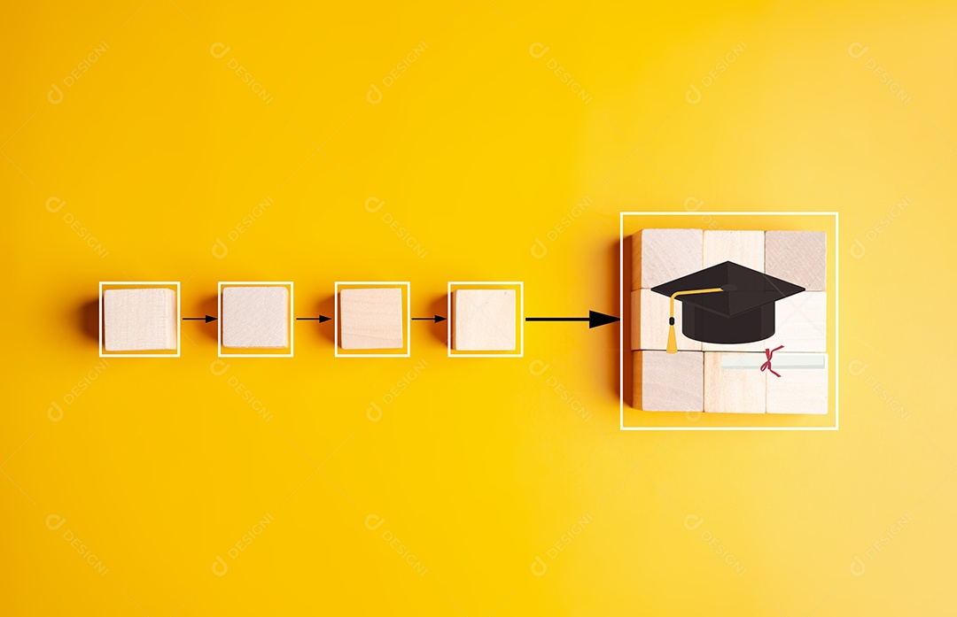 Etapas da educação que levam ao objetivo de sucesso. Tomando medidas estratégicas para a graduação.