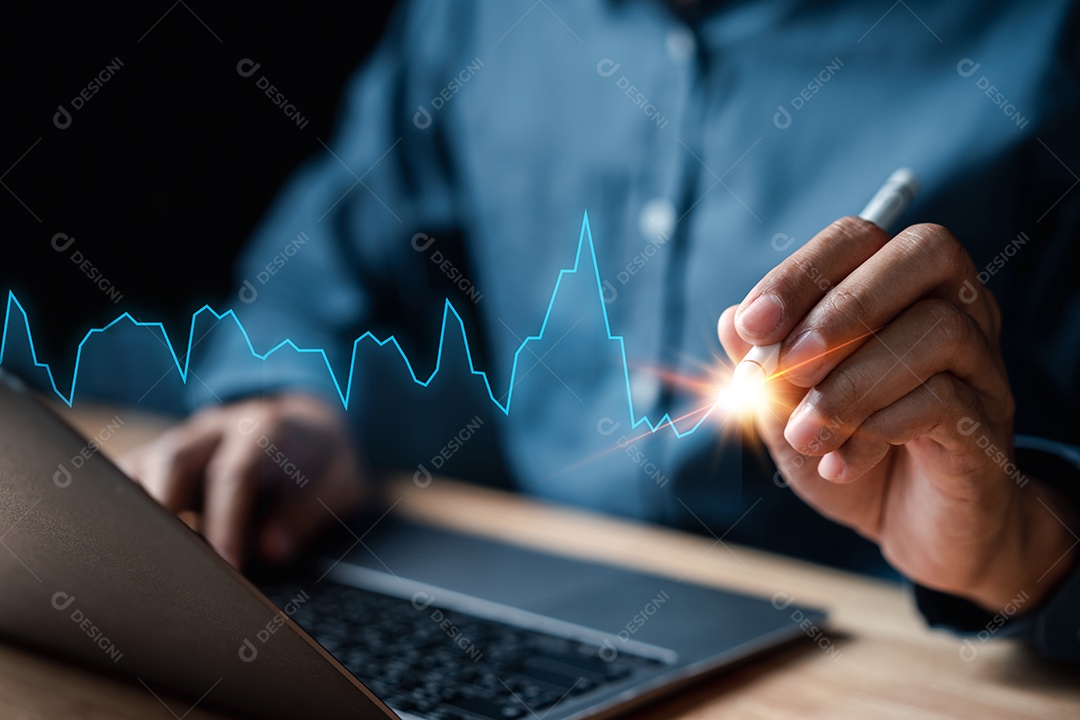 Liderança de desenvolvimento de gráfico de planejamento de alvo de empresário investidor e conceito de grupo-alvo do cliente.