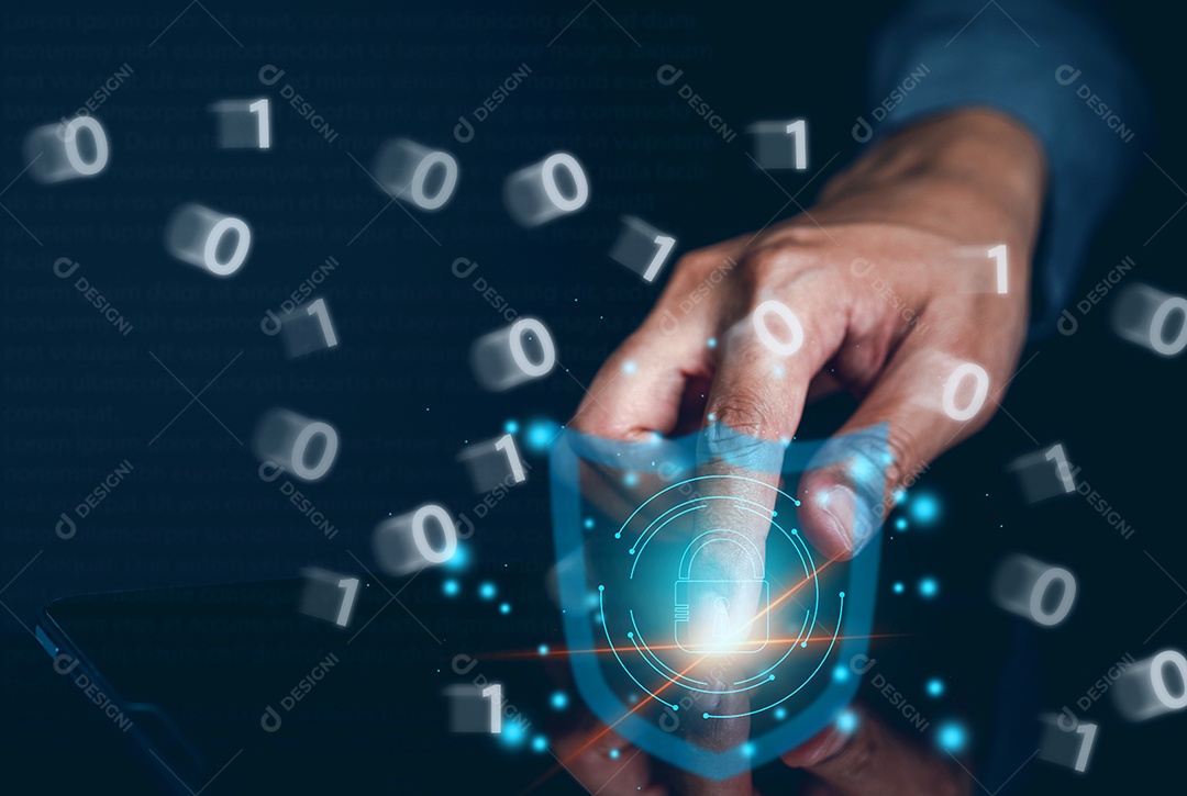 Conceitos de cibersegurança e privacidade para proteger os dados.