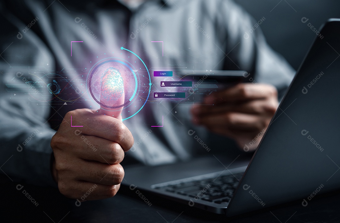 Acesse o conceito de pagamento on-line.