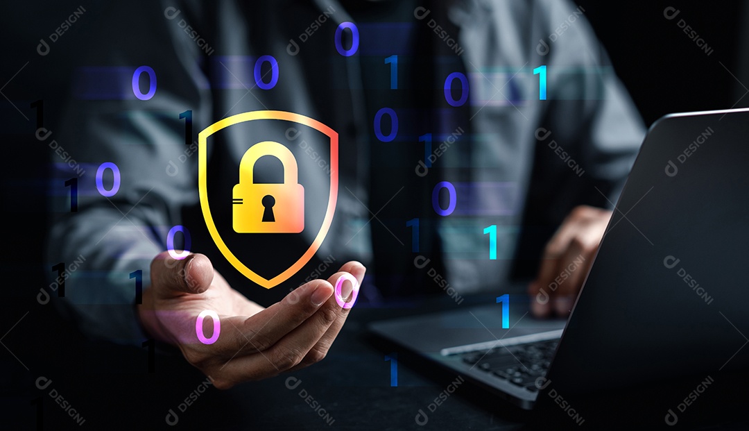 Conceitos de cibersegurança e privacidade para proteger os dados.