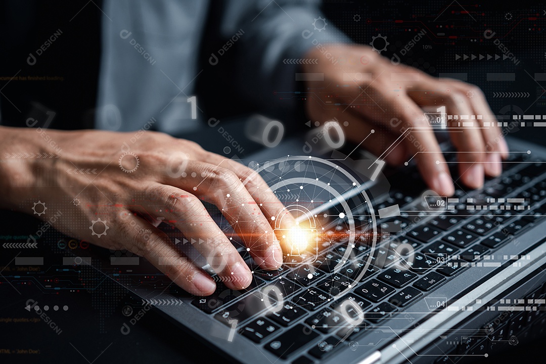 Conceitos de cibersegurança e privacidade para proteger os dados.